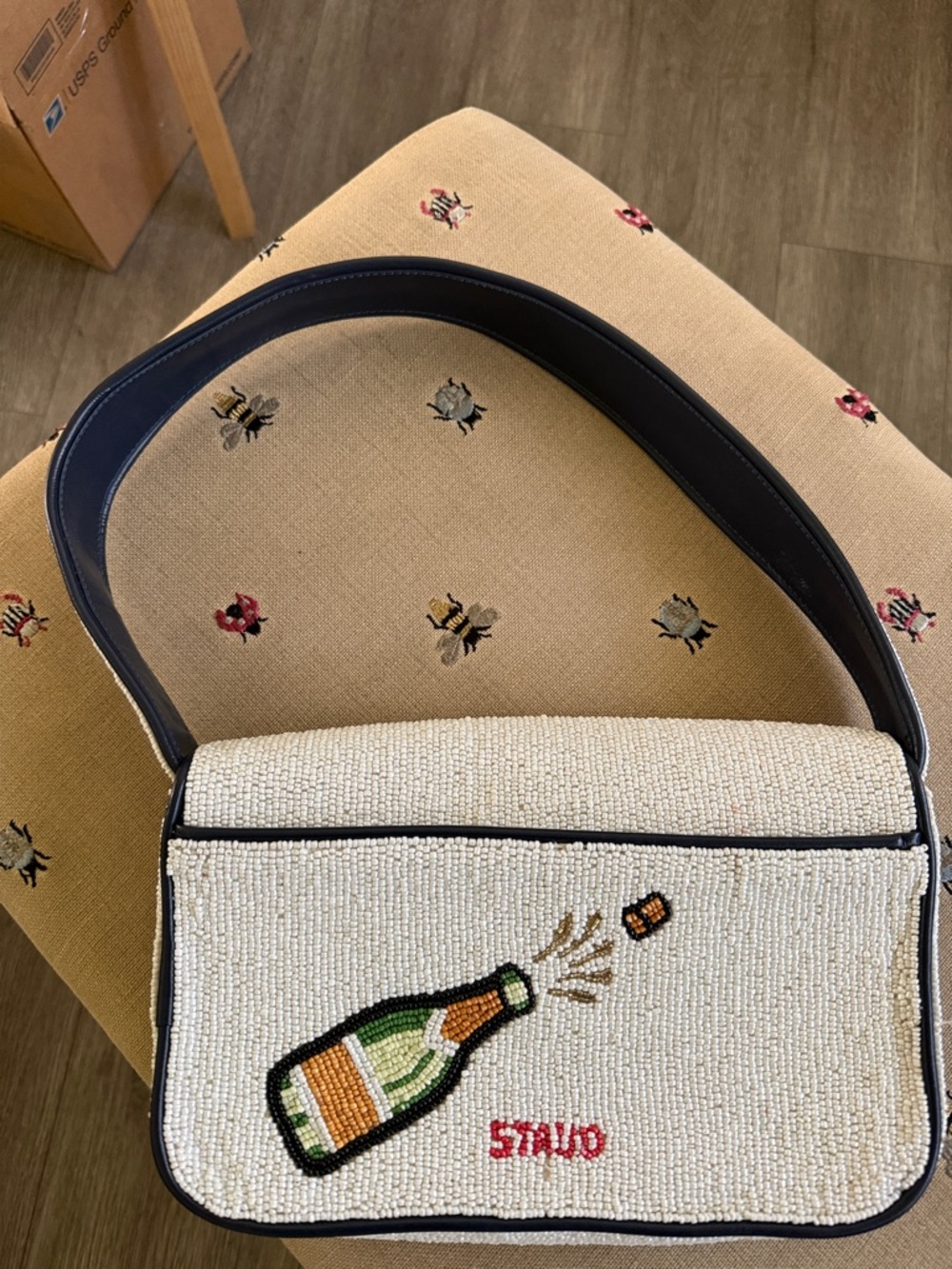 LIKE NEW STAUD Tommy Beaded Bag, Stautines - Picture 5 of 8
